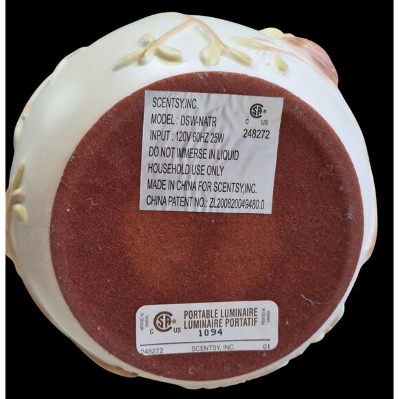 Scentsy Nature's Haven Bird Nest Full Size Wax Warmer RETIRED - Picture 3 of 9